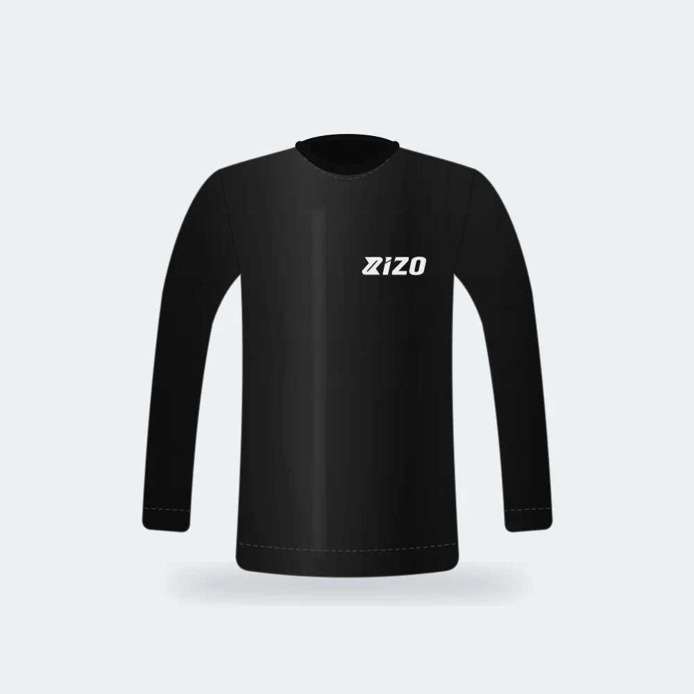 ZIZO compression full-sleeve tee in black